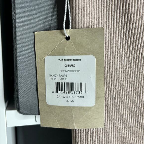 TKEES The Biker Short Sandy Taupe Size 2 / S NWT - Picture 7 of 7